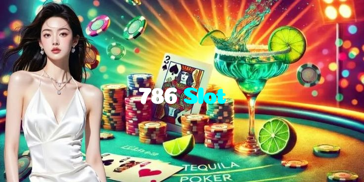 786 Slot casino presented on mobile device in Pakistan with slots and live games